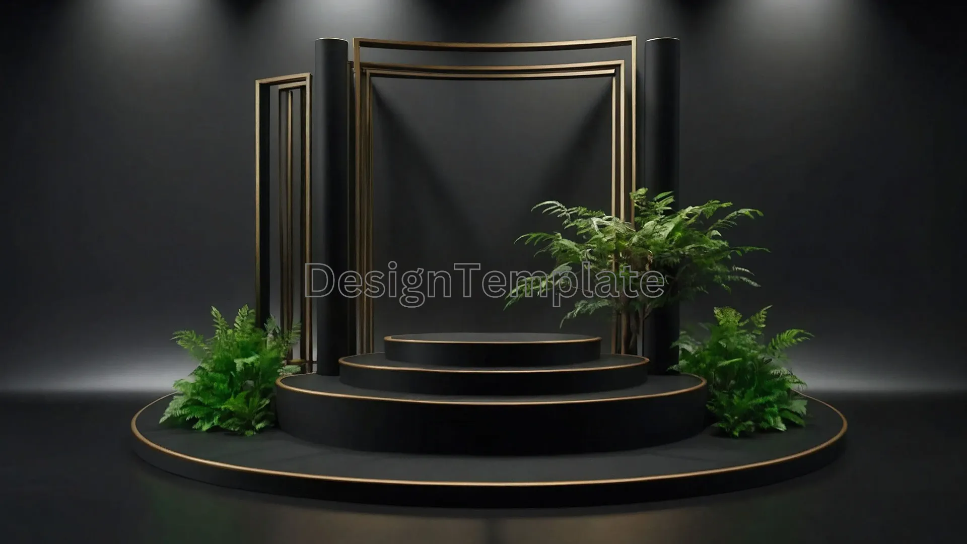 Zen Bonsai on Dark Wood Frame Background Texture image